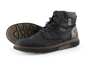 Rieker Veterboots in maat 44 Blauw, Boots, Rieker, Gedragen, Verzenden
