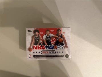 2025/26 Topps NBA Hoops NBA Basketball Stars Originele, Nieuw