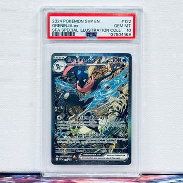 Pokémon Graded card - GRENINJA ex #132 - Pokémon - PSA 10, Hobby en Vrije tijd, Verzamelkaartspellen | Pokémon, Nieuw
