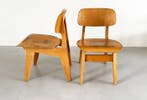 Kindermeubels - Hout, Massief hout - Set van vier vintage