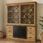 Buffetkast Mangohout Milan 200 Met Deurtjes X, Verzenden, Nieuw, Overige houtsoorten, Industriële meubels