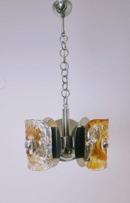 Attri Mazzega - Lampe à suspendre - Verre de Murano, Antiek en Kunst, Antiek | Verlichting
