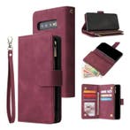 Samsung Galaxy S10e - Leren Wallet Flip Case Cover Hoesje, Verzenden