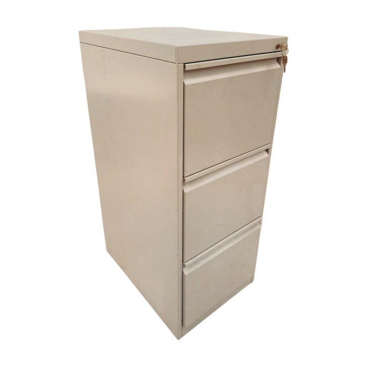 Kantoorarchiefkast 590x430x1045 mm staal beige/grijs 3, Articles professionnels, Aménagement de Bureau & Magasin | Mobilier de bureau & Aménagement