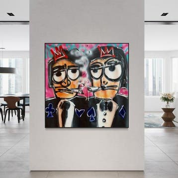 Timo Wedell - Playful Regal Duplicates - XL- Basquiat Style