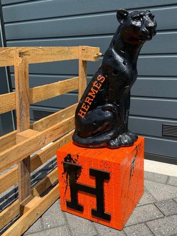 Daluxe Art - 1999 • XXL Hermes Panther Display – 90 cm
