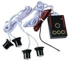 ROOD / BLAUW strobe 4-LED light flitser -zwaailicht, Auto-onderdelen, Verzenden, Nieuw