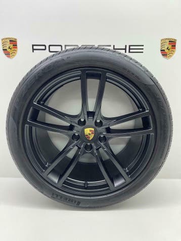 Porsche Cayenne (E3) ORIGINELE 21 Turbo/GTS met banden (8mm), Ophalen, Banden en Velgen