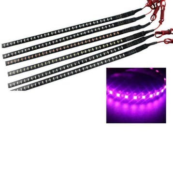 LED Knight Rider strip - ROZE - 30 cm - 12 volt, Verzenden, Nieuw