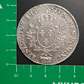 Frankrijk. Louis XVI (1774-1792). Ecu 1786, Pau (Zonder
