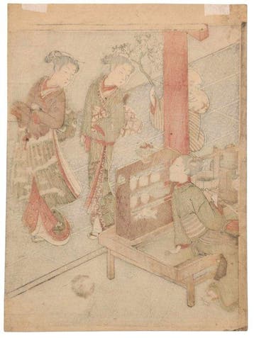 Het theehuis van Kagiya - Suzuki Harunobu (1725-1770) - Edo