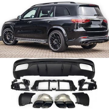 Geschikt voor Mercedes X167 GLS-Klasse diffuser + uitlaatstu, Verzenden, Nieuw
