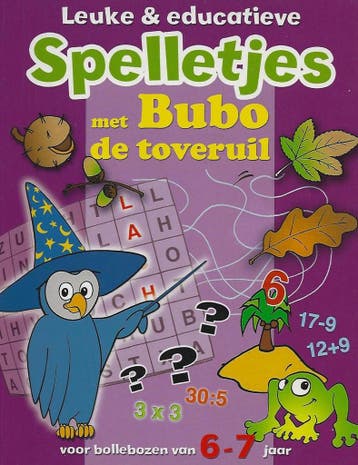 Leuke en educatieve spelletjes met Bubo de toveruil, Verzenden, Zo goed als nieuw