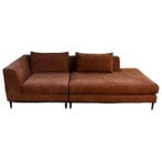 4x6 sofa Modulaire Design Bank X3 In Roest Uni - Modulaire, Verzenden, 75 tot 100 cm, Zo goed als nieuw, Stof