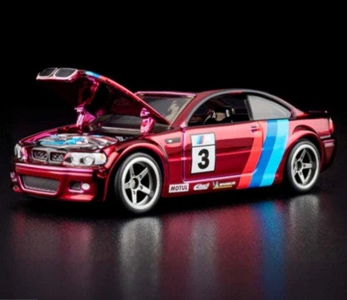 Hot Wheels 1:64 - Model sportwagen - BMW M3 E46 Red Line, Hobby en Vrije tijd, Modelauto's | 1:5 tot 1:12
