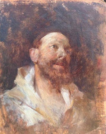 Francesco Netti (1832-1894) - Ritratto Virile
