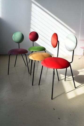 Equilibri-furniture - Co.arch-studio - Stoel (4) - BD15, Antiek en Kunst