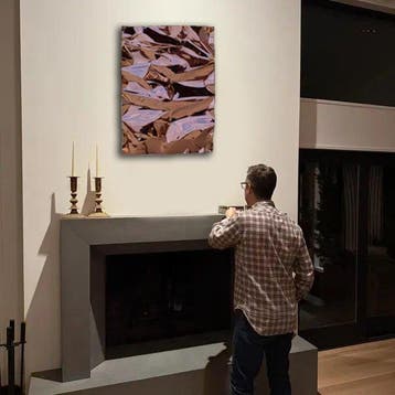AVA Design - Steel-Brown waves premium design, Antiek en Kunst