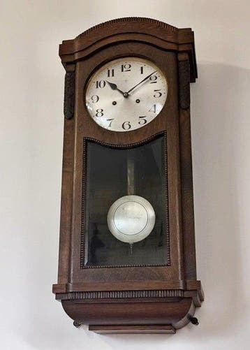 Wandklok - Junghans Wurttemberg - trzykrotnie sygnowany -