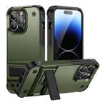 iPhone 11 Armor Hoesje met Kickstand - Shockproof Cover Case, Verzenden