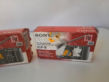 Sony - ICF-8 Compact Portable AM/FM Pocket Transistorradio