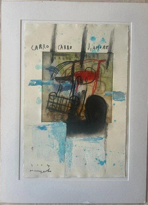 Arcangelo Esposito (1956) - Carro damore, Antiek en Kunst, Kunst | Schilderijen | Modern
