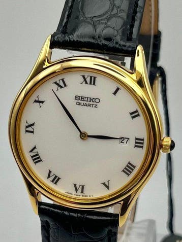 Seiko - Zonder minimumprijs - Vintage Gold-Tone Watch Ref.