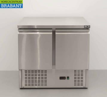 HCB RVS Koelwerkbank 2 deuren 90 cm 230V Horeca, Ophalen of Verzenden