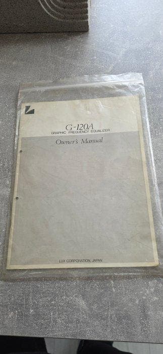 Luxman - G-120A Equalizer, Audio, Tv en Foto, Radio's