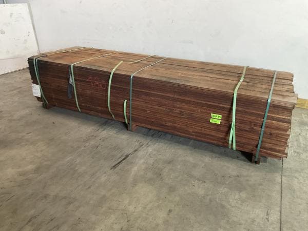 Veiling - 20x Angelim vermelho tuinplank 300x10x2cm, Bricolage & Construction, Bois & Planches