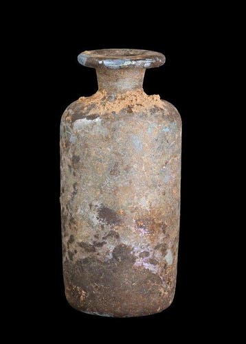 Oud-Romeins Glas Fles (Zonder minimumprijs), Antiek en Kunst
