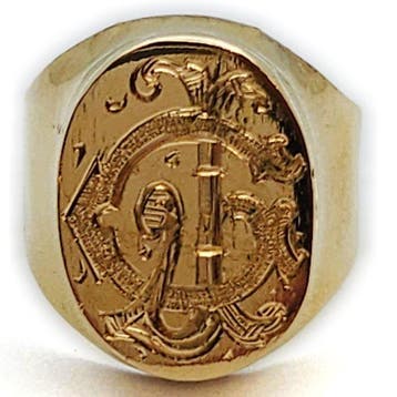 Ring - 18 karaat Geel goud, Nieuw