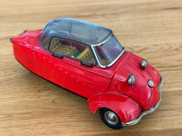 Bandai - Blikken speelgoed - Messerschmitt 579 Original Box, Antiek en Kunst