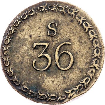 Koninkrijk Groot-Brittannië. Monetary weight of 36 Shillings, Postzegels en Munten
