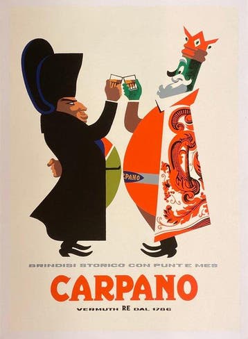 Armando Testa - Carpano - Brindisi Storico con Punt e Mes