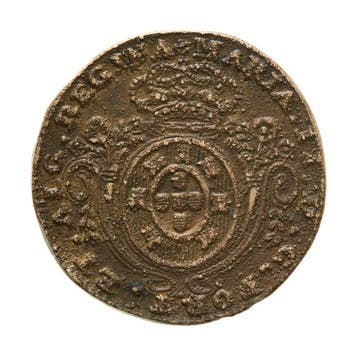 Portugal, Açores. D. Maria II (1834-1853). Maluco (80 Réis)