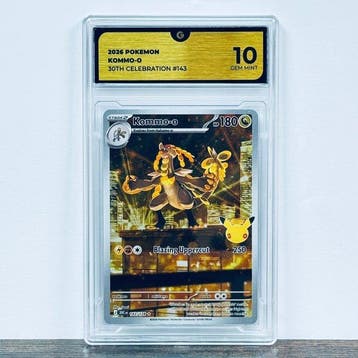 Pokémon Graded card - Kommo-o 143 - 30th Anniversary –