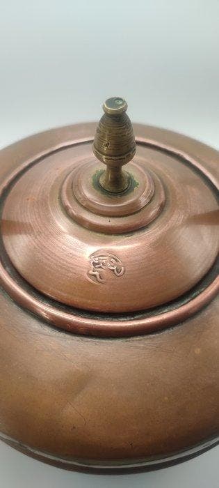 Fluitketel - Koper - 800 - 30 cm - 1,9 kg, Antiek en Kunst