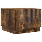 vidaXL Salontafel met lade Gerookt eiken 49 x 50 x 37 cm, Verzenden, Nieuw