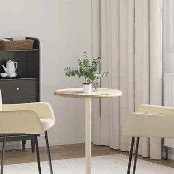 vidaXL Tafelblad Ø50x2,5 cm marmer crèmekleurig, Verzenden, Nieuw