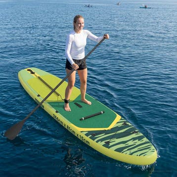 vidaXL SUP Board met Zitje 2-in-1 POSEIDON 366 x 81 x 15 cm, Watersport en Boten, Suppen, Verzenden, Nieuw