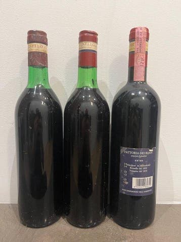 1974 , 1975 & 1990 Fattoria dei Barbi - Brunello di, Verzamelen, Nieuw