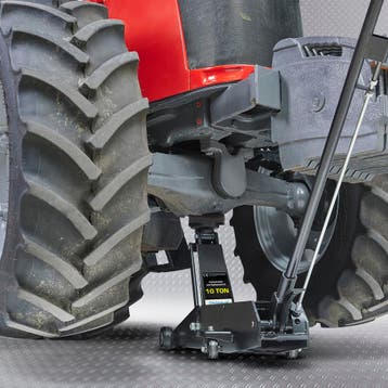 Datona Werkplaatskrik 10 ton met vier hoge assteunen -, Ophalen of Verzenden, Nieuw