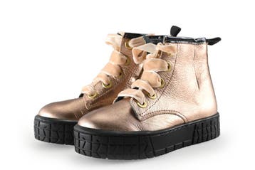 Keq Veterschoenen Meisjes in maat 28 Brons, Verzenden, Schoenen