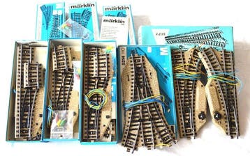 Märklin H0 - 5137, 5214, 5117 - Voie ferrée pour trains