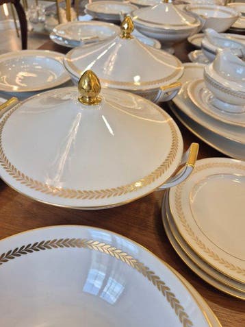 Königl. pr. Tettau - Eetservies voor 12 (50) - Porselein -, Antiek en Kunst