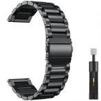 DrPhone ELITE - 22MM Metalen RVS Horlogeband - Perfecte, Bijoux, Sacs & Beauté, Montres connectées, Verzenden