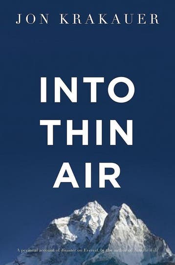 Into Thin Air 9781447200185 Jon Krakauer, Verzenden, Zo goed als nieuw, Jon Krakauer