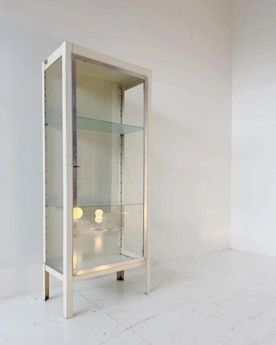 Vitrine - Metaal, Glas, Antiek en Kunst, Kunst | Designobjecten