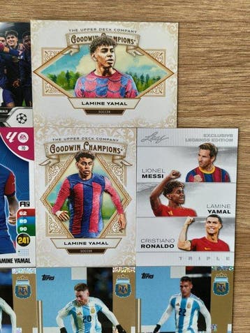 Topps & Panini & Leaf Lot Lamine Yamal & Other Cracks - 12